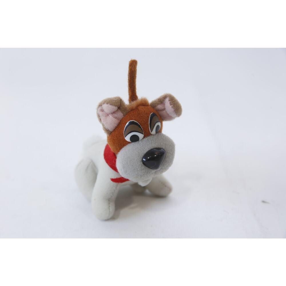 Oliver & Company, Dodger Dog, Plush, Ornament, McDonald's, Hanging, Animal, Toy,